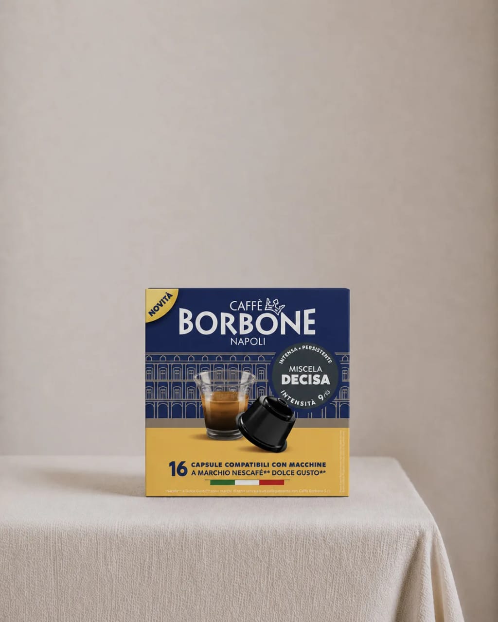 Caffè in capsule dolce gusto compatibili, gusto deciso 16 pezzi