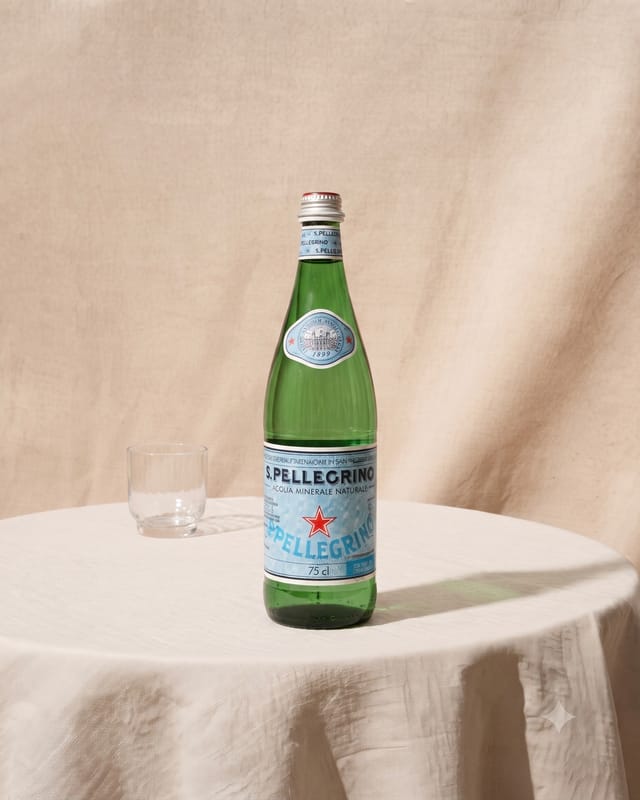 Sparkling Natural Mineral Water, Glass, 750 ml