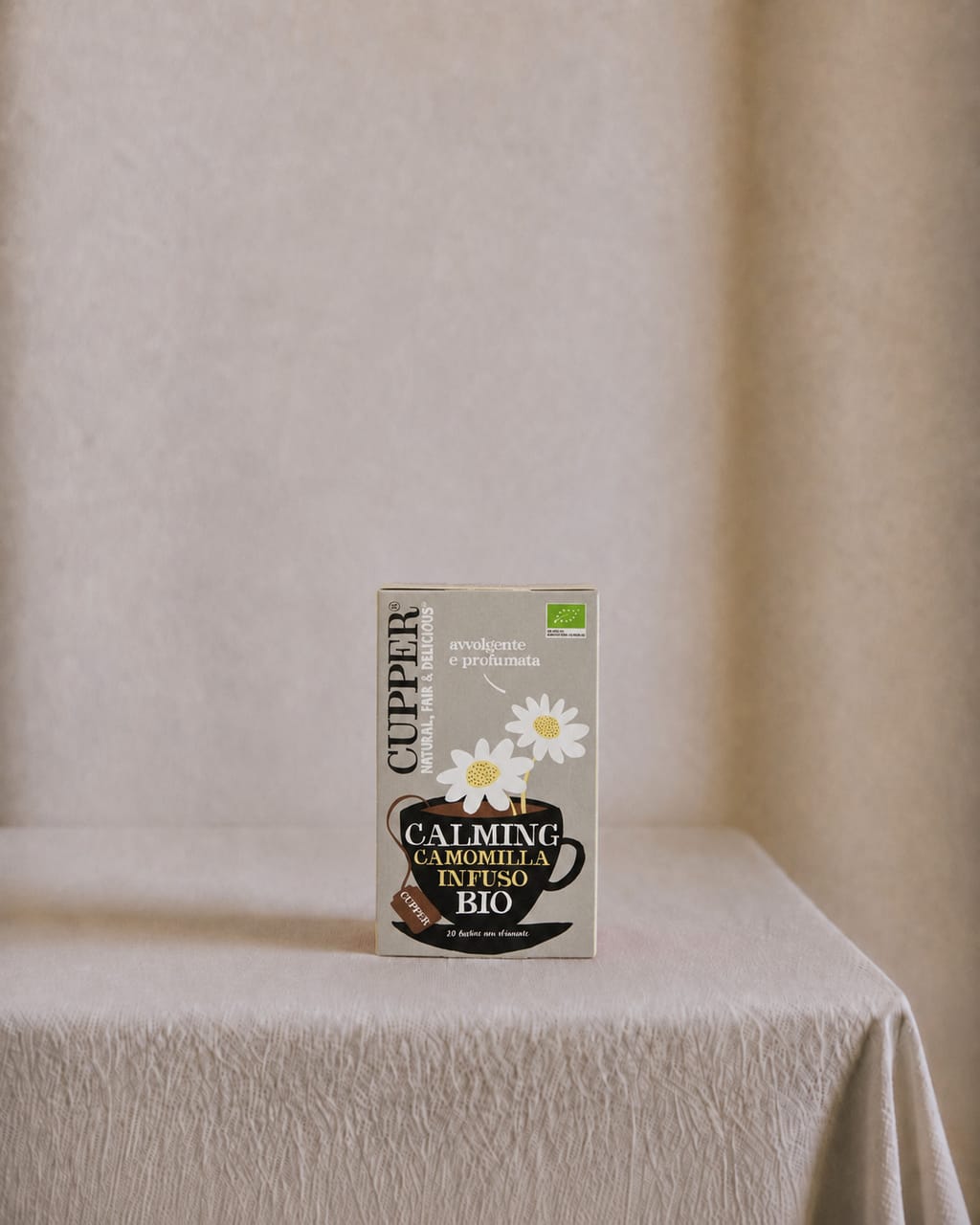 Infuso Biologico di Camomilla, 20 Bustine 30 g