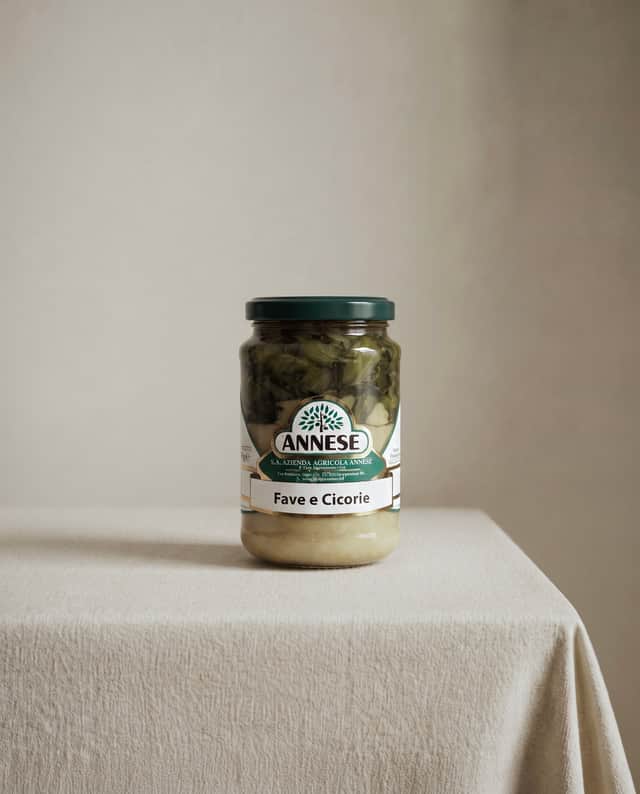 Broad beans and chicory 350 g