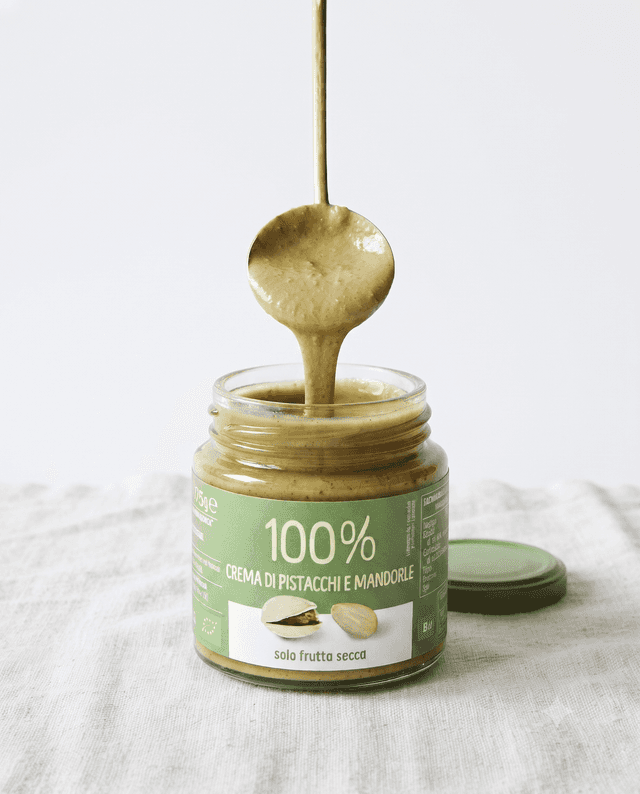 Crema 100% di Pistacchi e Mandorle Bio 175 g